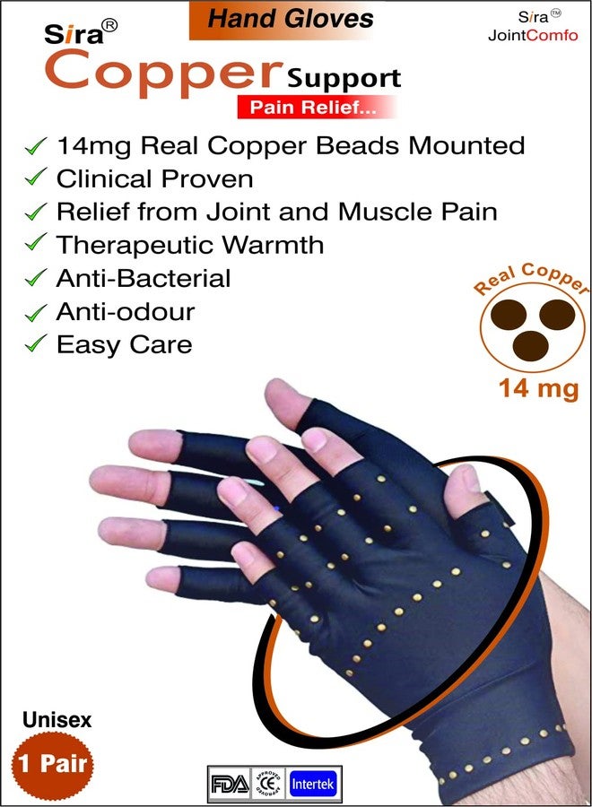 JOINTCOMFO Anti-Arthritis Real Copper Support 14mg Real Copper Beads Mounted UNISEX (S) - Image 3