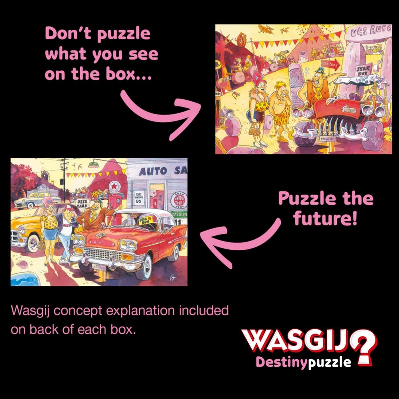 jumbo Wasgij Destiny 27, CafÃ© to Latte! 1000 Piece Jigsaw Puzzles for Adults - Colourful, Challenging & Brainteasing Adults Jigsaw Puzzle - Puzzle The Future - 100% Recycled Cardboard - 1000pcs - Jumbo - Image 5
