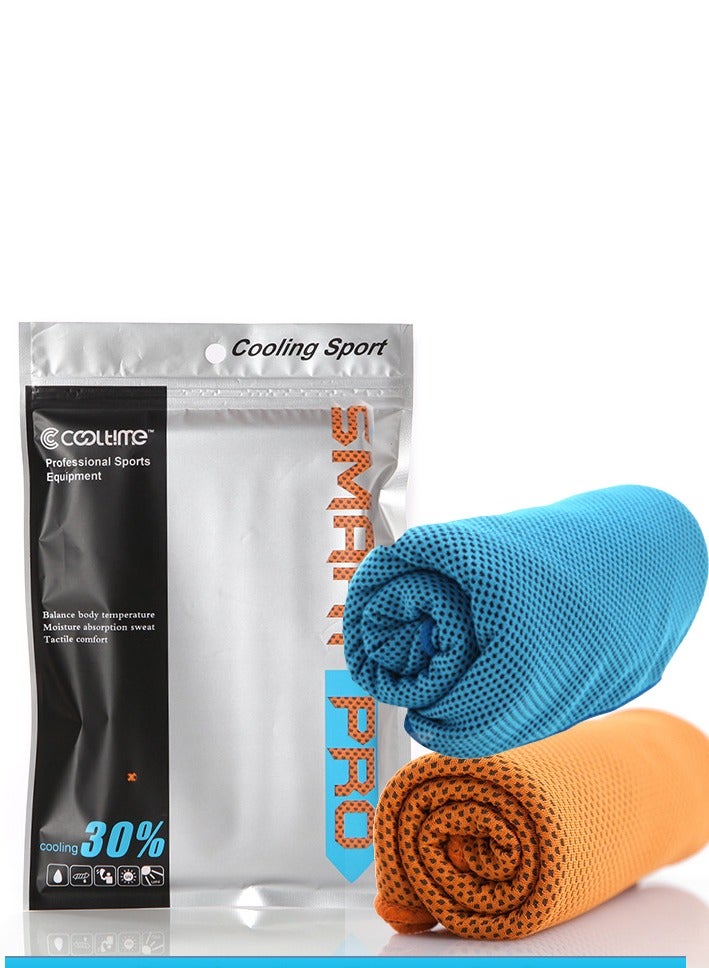 Generic Cooling Towel, Cool And Dry Towel In Summer, Suitable For Bicycle, Yoga, Running, Fitness Enthusiasts 30x100cm  - Image 1