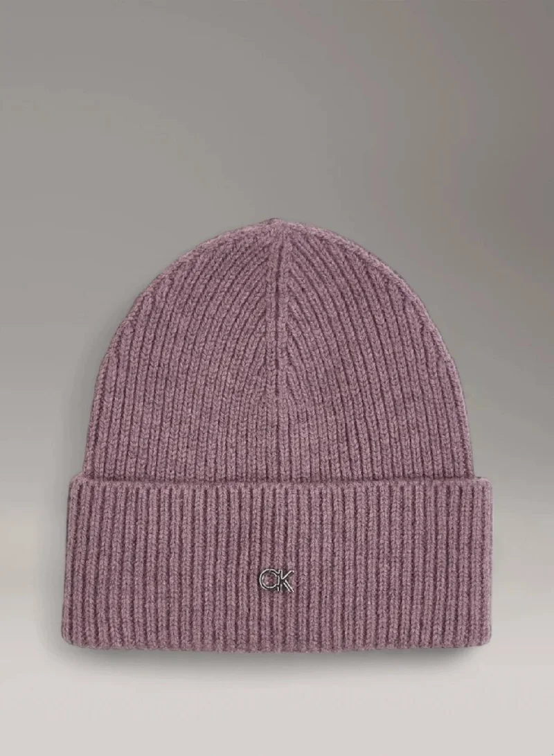 كالفن كلاين قبعة بيني من مزيج الكشمير والصوف