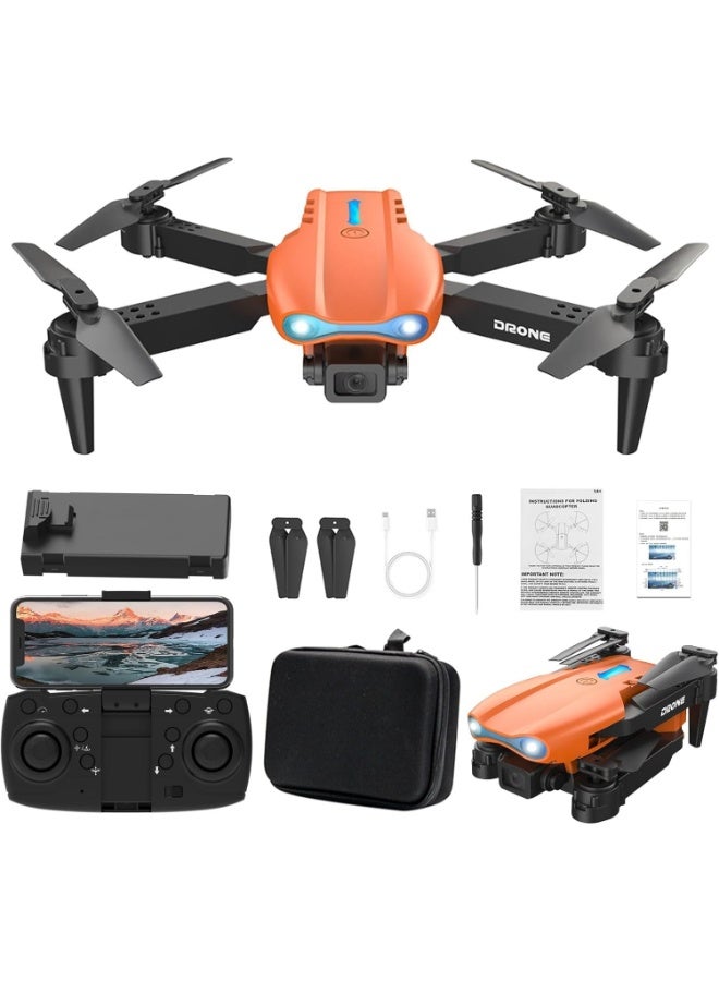 TOY GARDEN Foldable Mini Drone with 1080P HD FPV Camera – RC Quadcopter with 90° Adjustable Lens, Carry Case – Beginner Friendly for Kids and Adults – Ideal Drone Gift - Image 5
