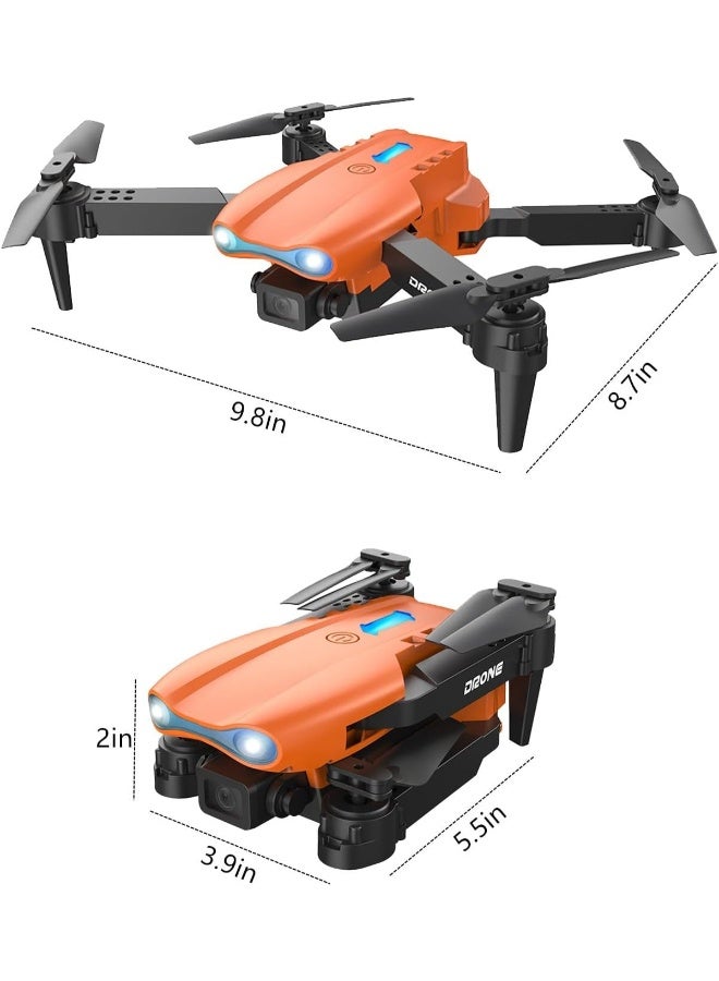 TOY GARDEN Foldable Mini Drone with 1080P HD FPV Camera – RC Quadcopter with 90° Adjustable Lens, Carry Case – Beginner Friendly for Kids and Adults – Ideal Drone Gift - Image 2