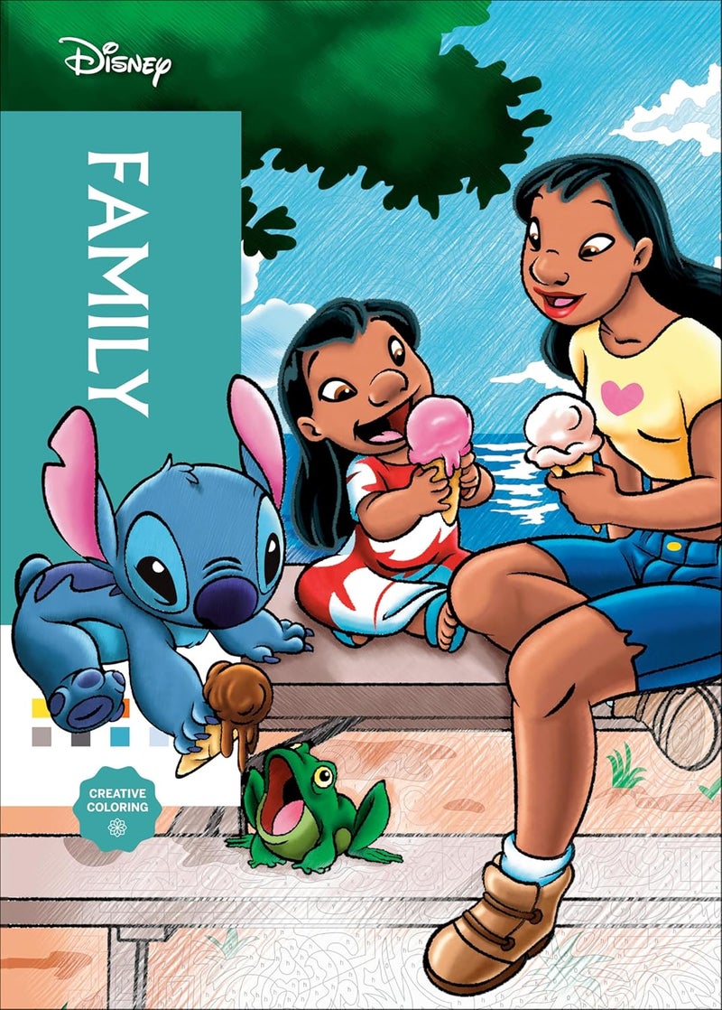 Disney Mystery Coloring Family A Color by Number Book