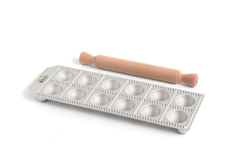 MARCATO Made in Italy 12 Large Round Agnolotti Ravioli Mold - Image 1