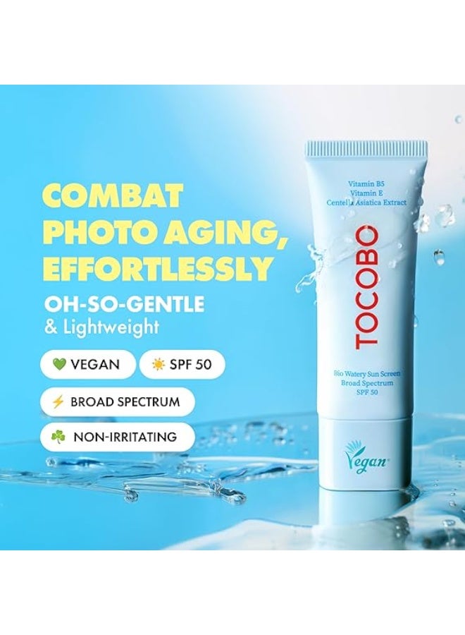 توكوبو Bio Watery Sunscreen SPF 50 Korean Sun Cream 1.35 fl oz - Image 4
