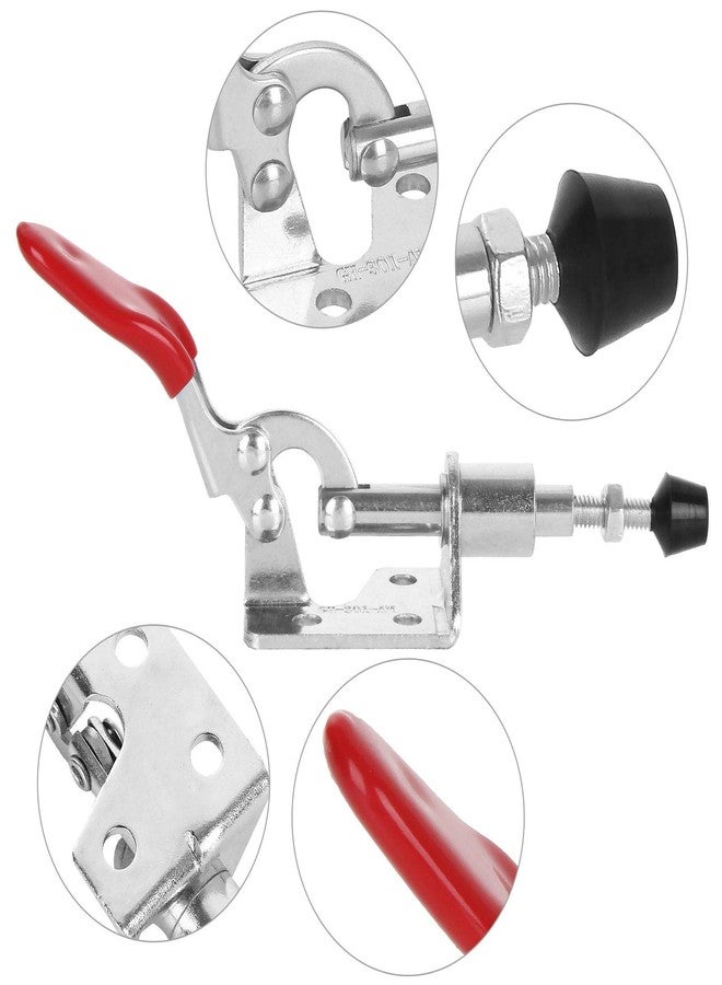 FengWu 10 PCS Pull Latch 301AM Adjustable Toggle Clamp Stroke Clamp Push Pull Toggle Clamp Quick Release Hand Tool Holding Capacity Toggle Latch for Welding, Woodworking - Image 3