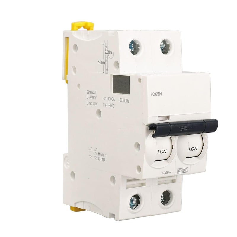 20A Miniature Circuit Breaker AC400V 10A Short Overload Protection Electromagnetic Trip - Image 1