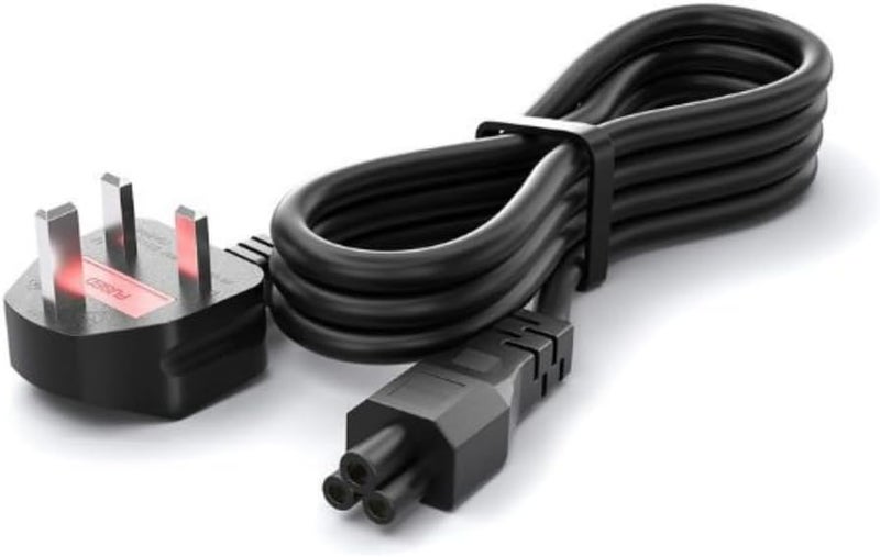 XLT Laptop Power Cable 3 Pin Mains lead Power UK Plug - 1.2m - Image 3