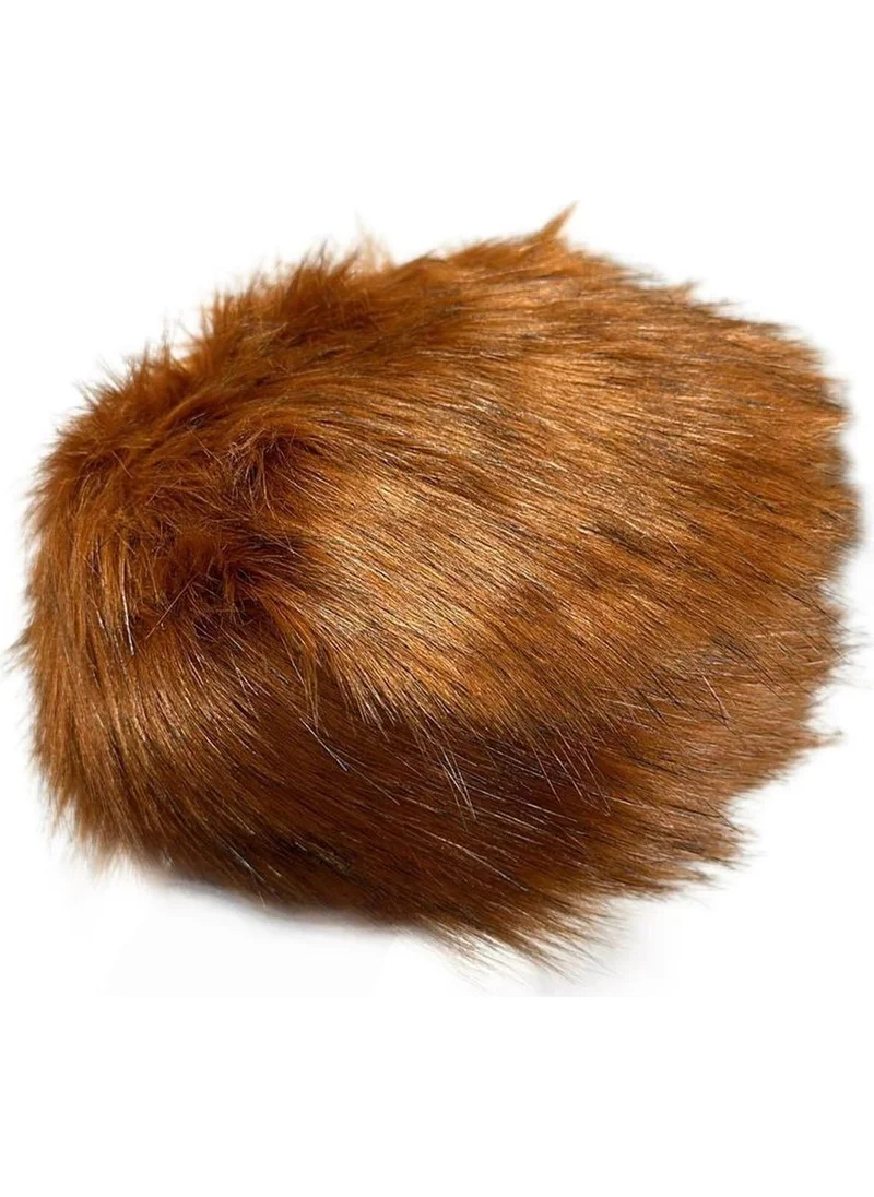 باهلس Trend Cinnamon Plush Fur Kalpak Hat