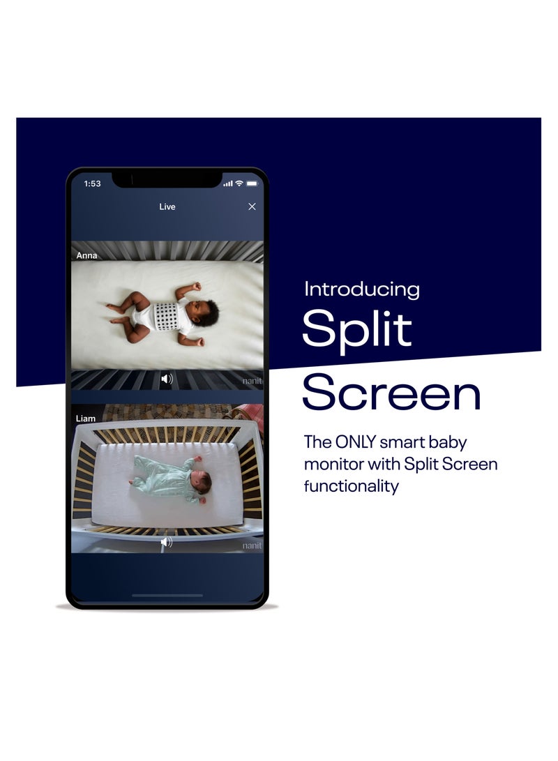نانيت برو جهاز مراقبة الأطفال + حامل أرضي - Image 5
