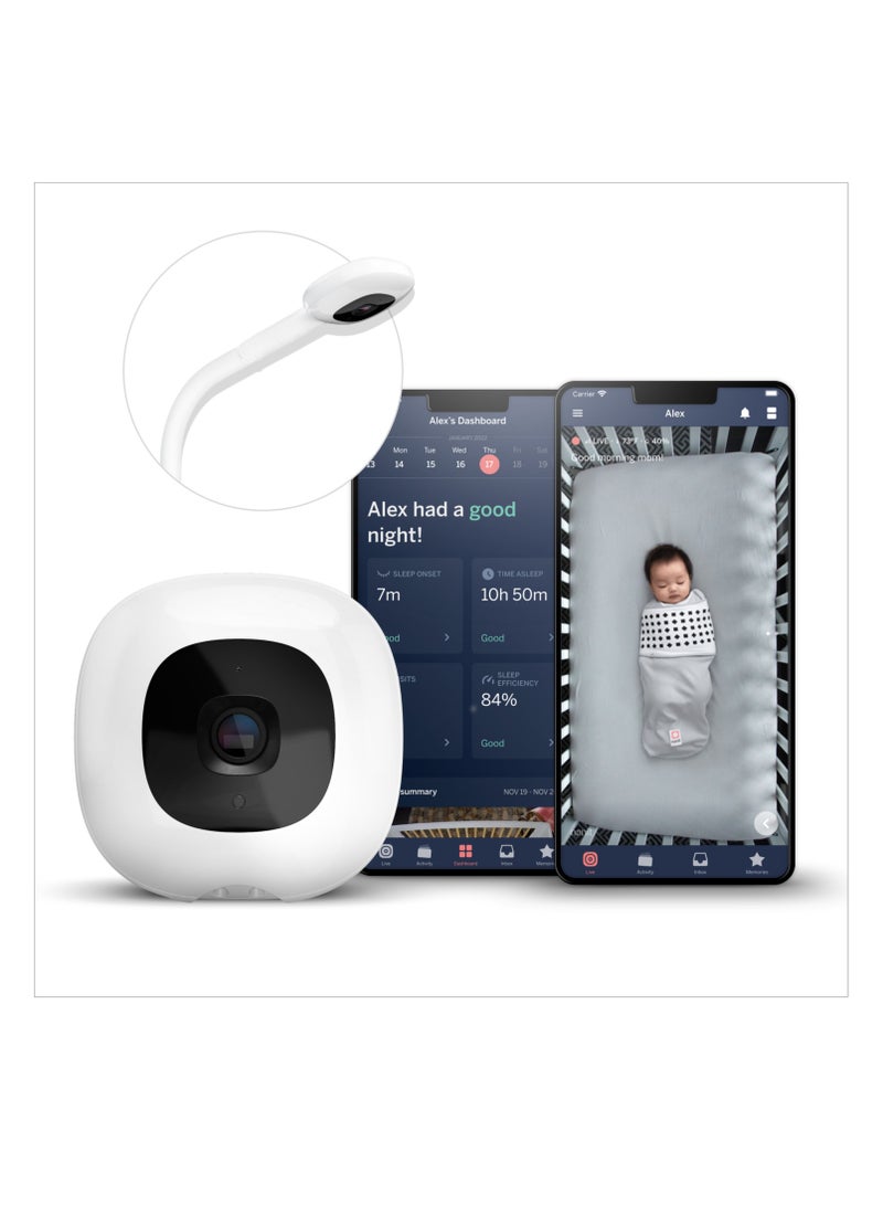 نانيت برو جهاز مراقبة الأطفال + حامل أرضي - Image 1