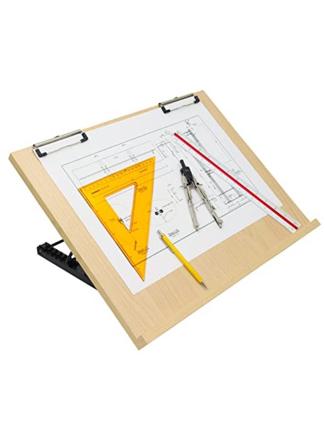 Isomars لوحة رسم إيزومارس - نموذج طاولة لوحة قابلة للطي مع مشابك - لوحة رسم وتصميم (A2 (18.5 × 25.5 بوصة)) - Image 1