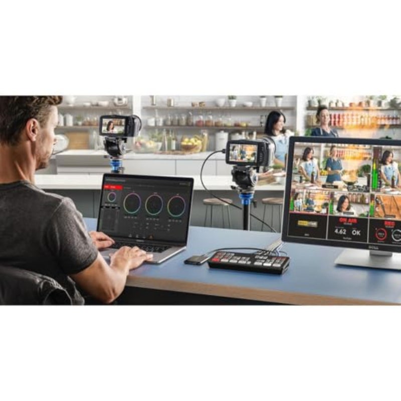 Blackmagic Design Atem Mini Pro Video Mixer للإنتاج المباشر والبث المباشر، Swatemminibpr - Image 2