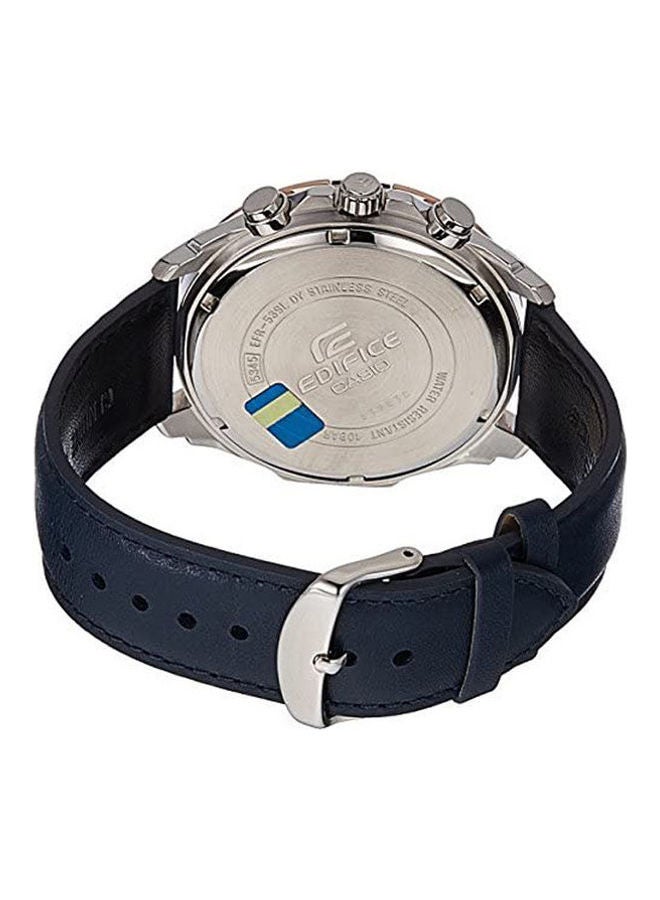 CASIO Men Leather Analog Buckle Watch EFR-539L-7CV - Image 2