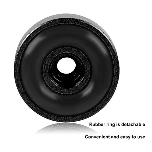 Bewinner Audio Amplifier Feet, 4PCS 20 * 8mm Aluminum Alloy Amplifier Feet for CD Player Audio Speaker Absorb Shock Amplifier Pads Feet Audio Speaker Anti Vibration Feet Pad Stand(Black) - Image 4