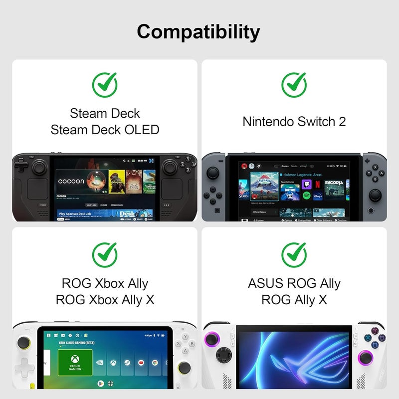 Lacdo Carrying Case for Nintendo Switch 2 / Steam Deck OLED / ROG Xbox Ally X Storage Portable Bag, Protective Crossbody Sling Bag, Steamdeck Case Switch 2 Case Bag Fit Console & Accessories, Black - Image 2
