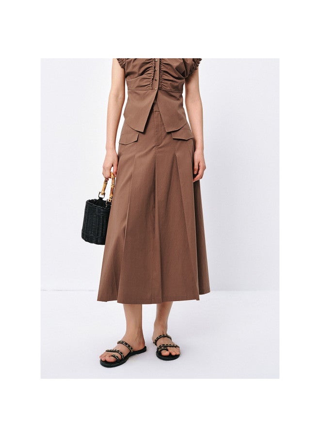 Waxbird Summer Soft Skin-friendly Waist-highlighting Women's Midi Skirt - Image 2