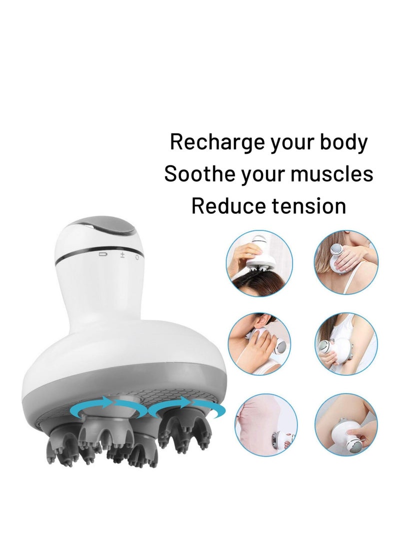 Generic Electric Scalp Massager, Portable Rechargeable Head Massager, Cordless Head Massager, Head Scratcher for Full Body Massage, Hair Growth and Stress Relax  - Image 4