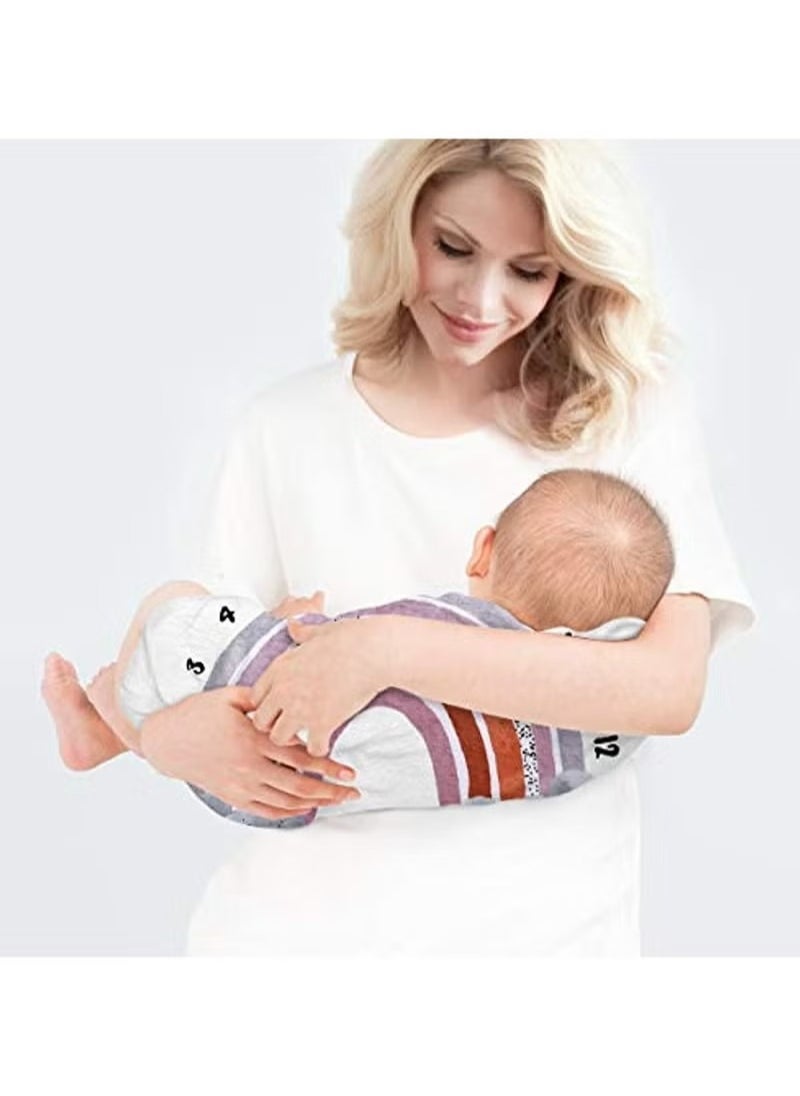 Gonice Baby Monthly Milestone Blanket Boy/Girl- Baby Photo Blanket for Newborn Baby Shower, Baby Gifts for Newborn  - Image 2