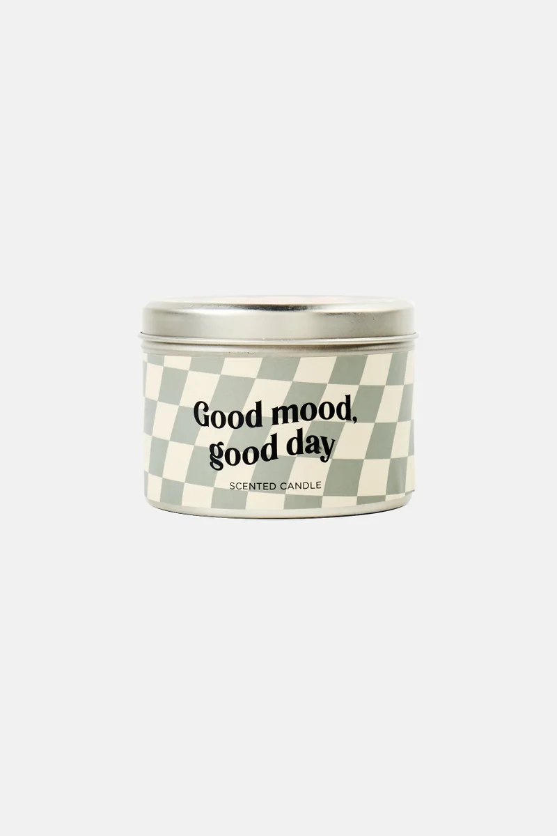Muy Mucho Good Mood, Good Day Scented Metal Candle 130g
