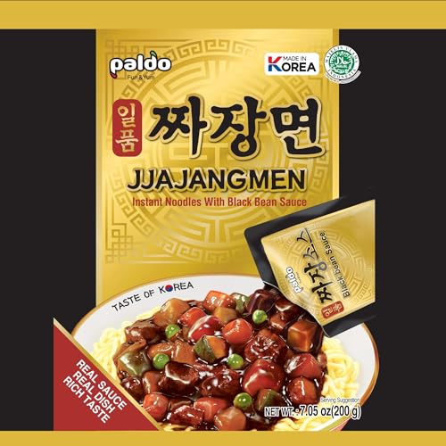 Paldo Fun & Yum Ilpoom Jjajangmen Chajang Noodle, Pack of 4, Traditional Brothless Chajang Ramen - Image 4