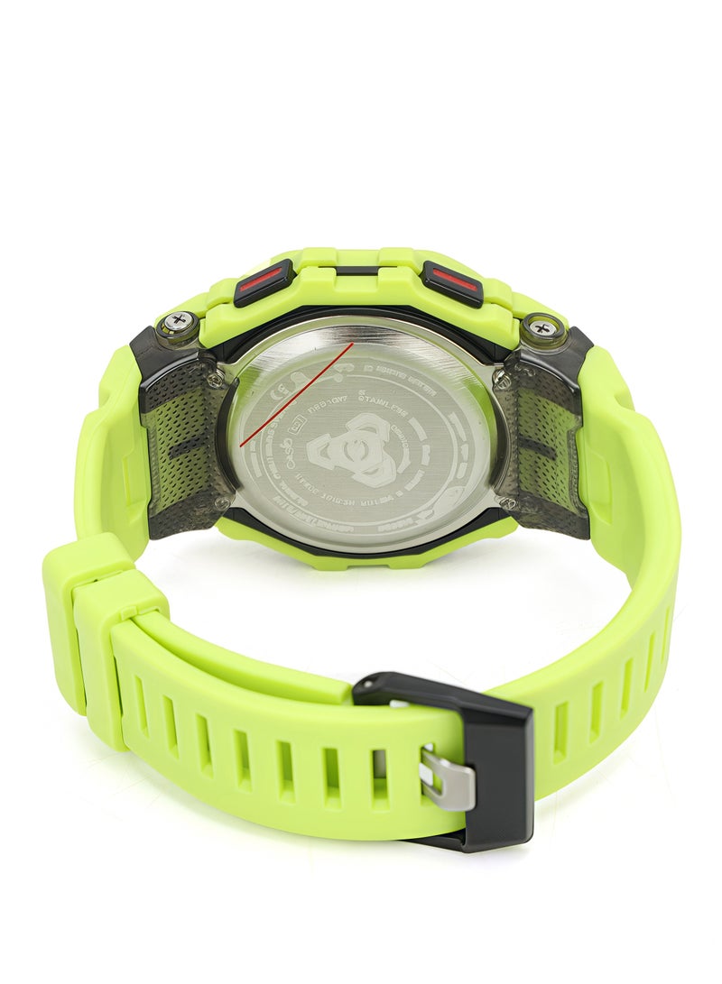 CASAON Casio G-shock Male Wristwatch - Quartz Sport Resin Band and case Yellow Digital Black Dial - Image 3