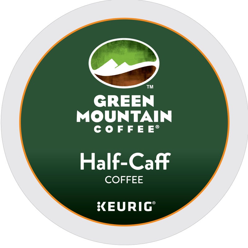 Green Mountain Coffee Roasters KCup HalfCaffeine 12Count