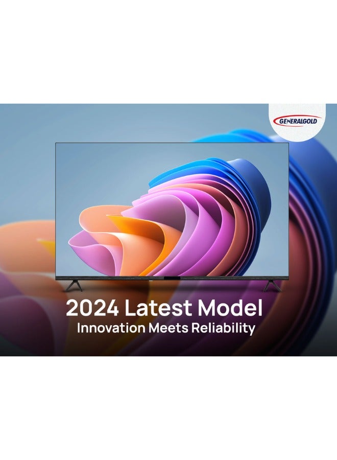 جينيرال جولد تلفزيون جنرال جولد 55 بوصة سمارت أندرويد موديل 2024 Ultra HD 4K| شاشة LED | ذاكرة داخلية 8 جيجابايت | منفذي USB وثلاثة منافذ HDMI | نتفليكس ويوتيوب وبرايم فيديو وشاهد - Image 3