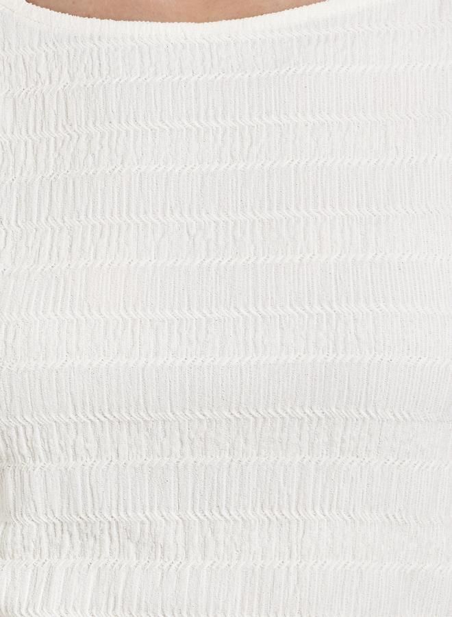 تايك تو بلوزة بدون أكمام محبوكة بنسيج مزدوج - Image 3