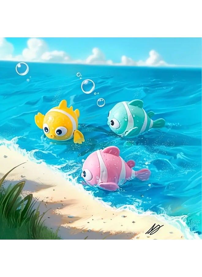 LOUD UNIVERSE Water Play Fish Toy – Wind-Up Swimming Fun for Kids  - Image 2