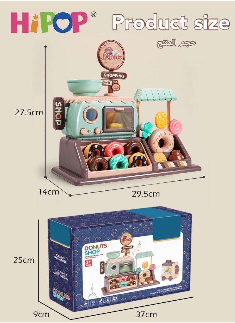 HIPOP Children's Dessert Toy Set,Ice Cream Set Toy,Girl Boy Pretend Toy Set  - Image 4