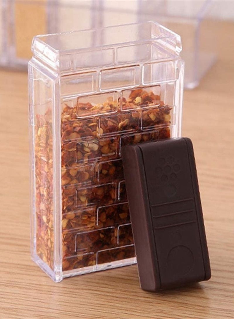 Condiment Jar, 6Pcs Seasoning Box Storage Container Barbecue Containers Kitchen Supplies Coffee - Image 3