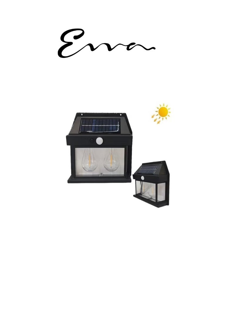 Evva Solar interaction Wall Lamp/Light, Outdoor Lamp/Light for Security and Patio Lighting. - Image 2