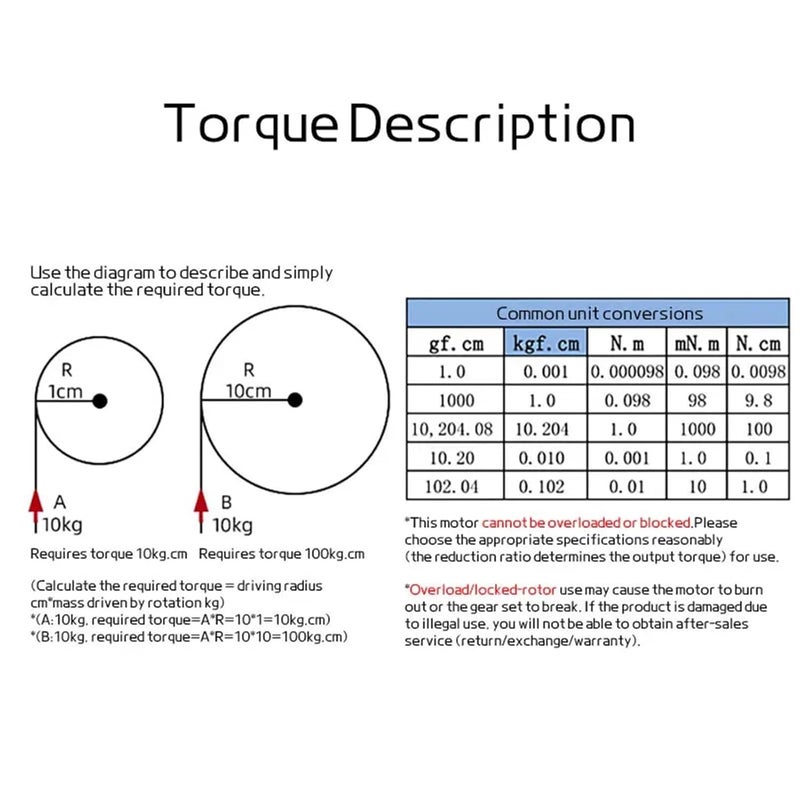 Planetary Reduction DC Motor 12V 24V All Metal Gear 310RPM High Torque Forward Reverse - Image 5