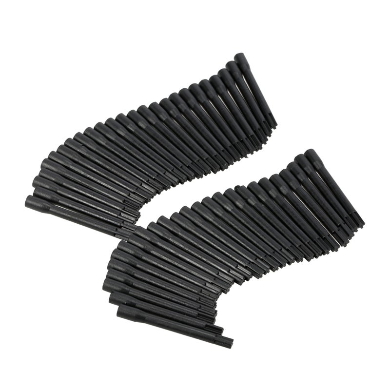 50pcs Tattoo Pigment Ink Mixer Stirring Rods for Microblading Tattoo Coloring Machine Black - Image 1