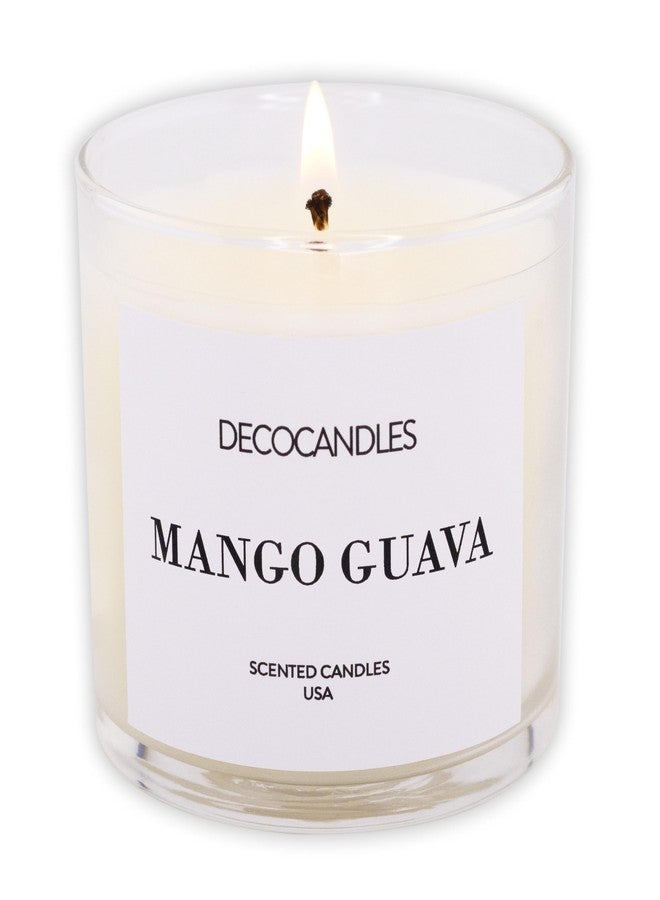 ديكو كاندلز Urban Concepts by DECOCANDLES - مانجو جوافة - شمعة صويا معطرة للغاية - تدوم طويلاً - مصبوبة يدوياً في الولايات المتحدة الأمريكية (6 أونصة) - Image 1