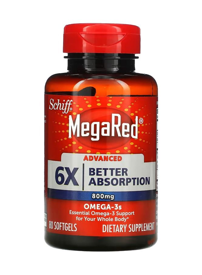 Schiff MegaRed Advanced Dietary Supplement Essential Omega 3 Support for Body - Image 1