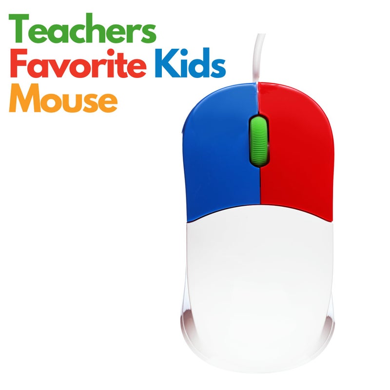Clevy Kids Mouse - Colorful Ergonomic USB Computer and Laptop Kids Mouse for School and Home Computer Use - Wired Children Friendly - Compatible with Windows, macOS, Chromebook - Image 4