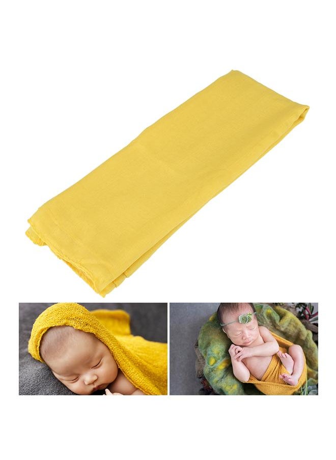Thoraya Newborn Baby Wraps Swaddle Blanket Infant Boys Girls Photography Photo Prop Yellow  - Image 4