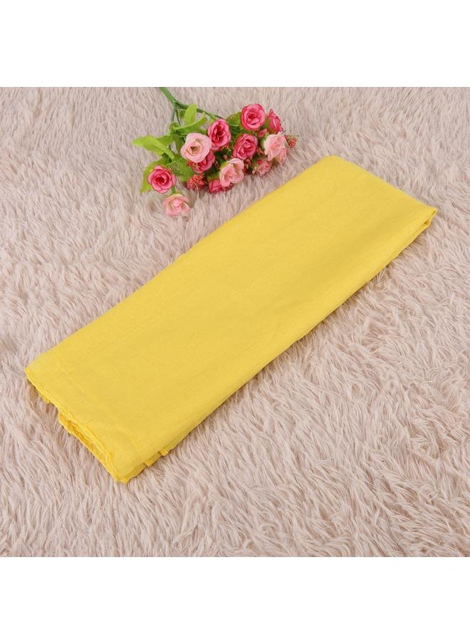Thoraya Newborn Baby Wraps Swaddle Blanket Infant Boys Girls Photography Photo Prop Yellow  - Image 2