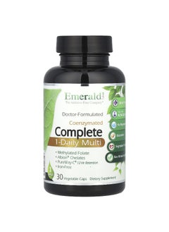 Emerald Laboratories Emerald Laboratories, CoEnzymated Complete 1-Daily Multi, 30 Vegetable Caps  - Image 1