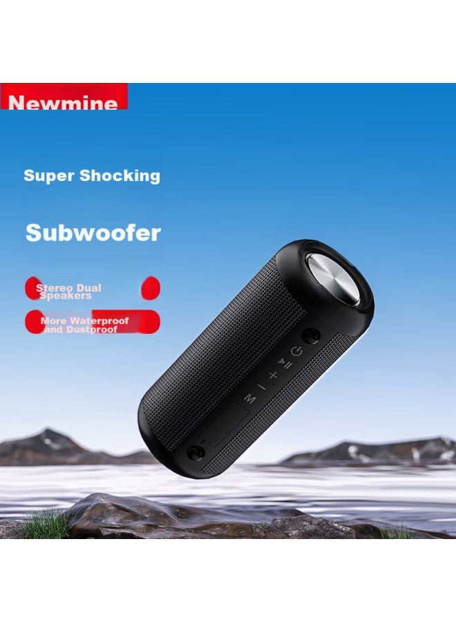Newmine Bt500 Wireless Bluetooth Speaker, Outdoor High-power Subwoofer, Mini Portable, Square Dance, High Volume, Car-mounted, High-quality, Computer Desktop, Small Speaker - Image 1