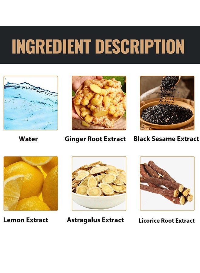 إيلهو شامبو منشط جذور الشعر تعزيز جذور الشعر لمنع تساقط الشعر ، الشعر الكثيف ، رقيق ، لينة وقوية إصلاح الشعر شامبو الرعاية - Image 3