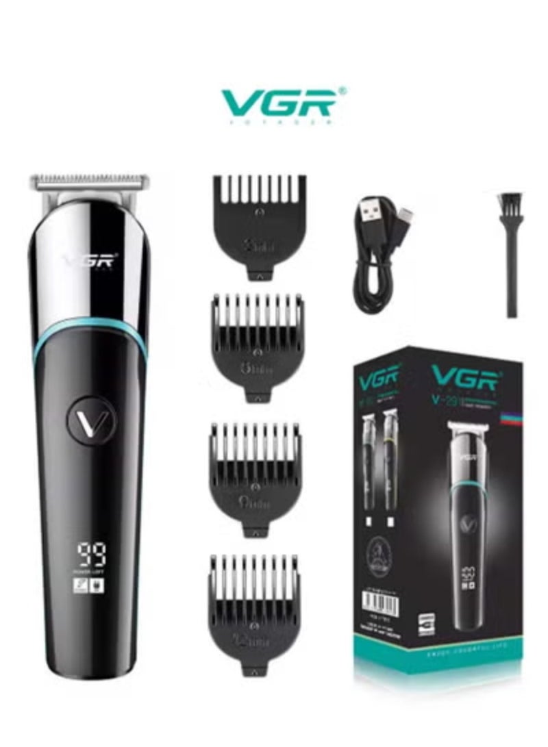 VGR V-291 Rechargeable Hair Clipper, Beard Electric Hair Trimmer for MenTrimmer, Professional Cordless