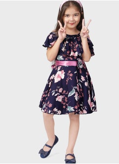 Kids Floral Print Dress