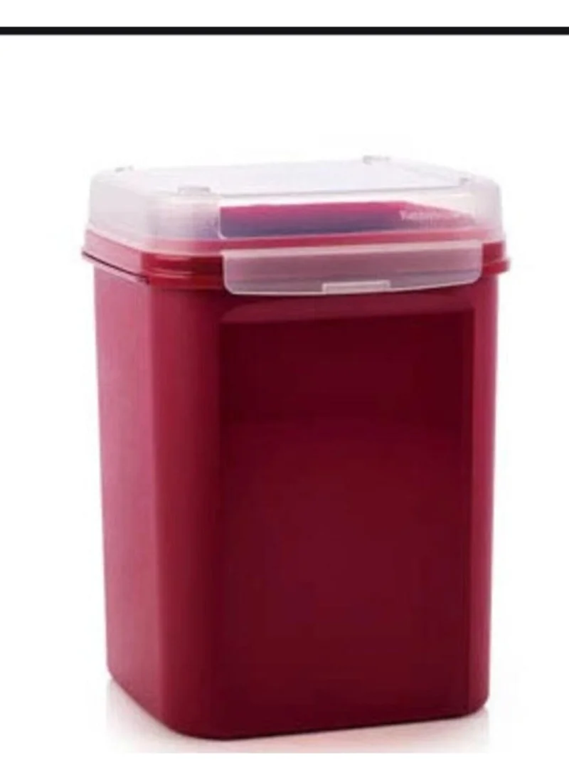 Ec Shop miraculouses in the kitchen Tupperware Tupperware Special Square Claret Red 5.5 Liter