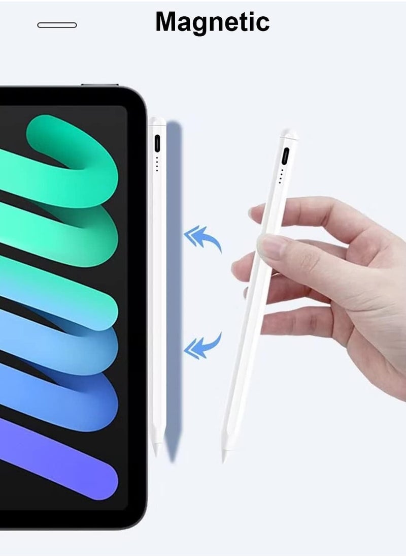 YZMA GLOBAL Smart Stylus Pen for iPad (2018–2025), Android & Windows Tablets – Palm Rejection, USB-C Charging, Tilt Sensitivity, Magnetic Attachment, High Precision Fine Tip  - Image 5