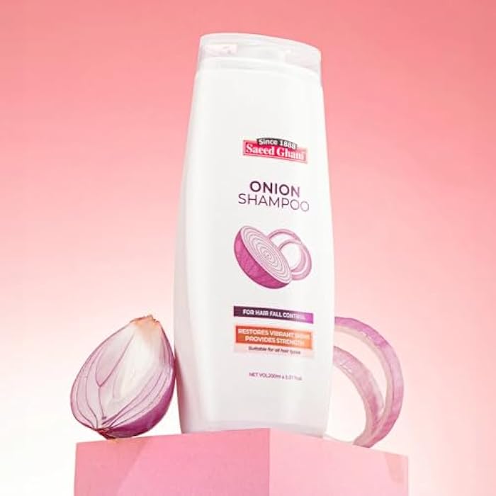 Saeed Ghani Onion Shampoo 200ml (5.07 fl.oz) - Image 4