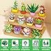 Asoulin 24PCS Flowers Succulents Building Blocks Easter Gifts for Kids Party Favors Goodie Bag Stuffers Classroom Prizes Prefilled Easter Basket Treasure Box Toy Birthday Return Gifts for Boys Girls Ages 6 - Image 4