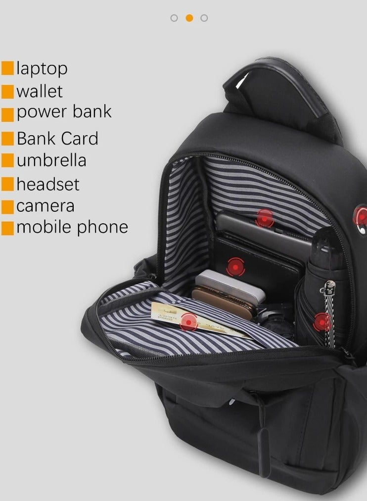 REBENUO Multi-purpose adjustable left or right shoulder backpack for travel, hiking, and cycling Model 905 - Image 2